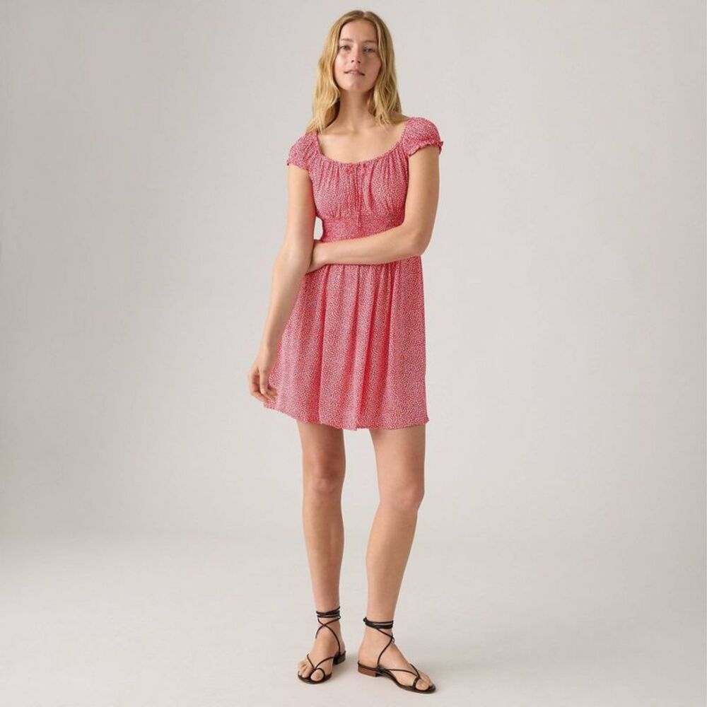 Levi's Yara Crepe Ditsy Floral Dress SZ L